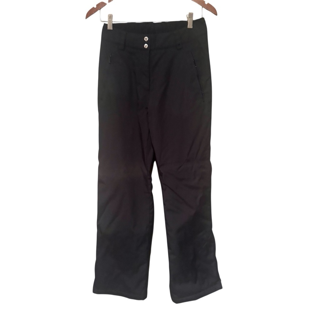 Fera Ski Nylon Straight Leg Snow Pants Black Size 6R